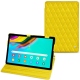 Samsung Galaxy Tab S5e leather case - Jaune fluo - Couture