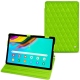 Samsung Galaxy Tab S5e leather case - Vert fluo - Couture