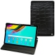 Housse cuir Samsung Galaxy Tab S5e - Crocodile nero