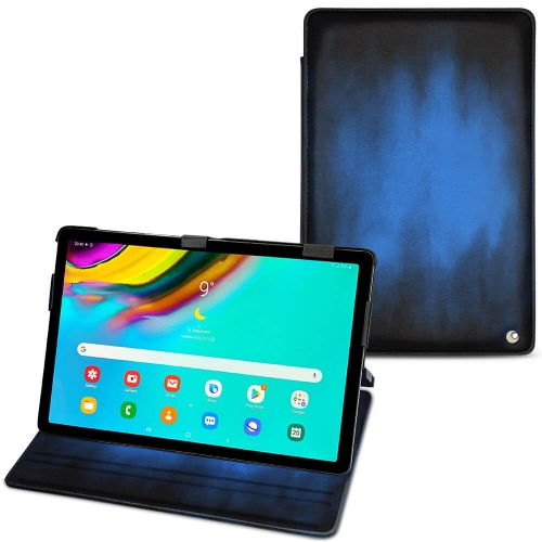 Housse cuir Samsung Galaxy Tab S5e : Protection sur mesure pour tablette sur NoreveBleu Patine