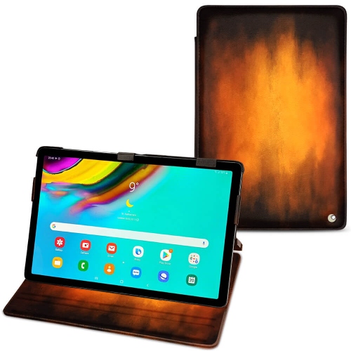 Capa em pele Samsung Galaxy Tab S5eFauve Patine