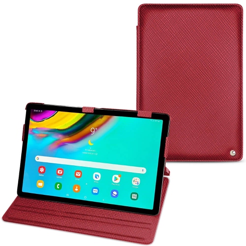 Funda de piel Samsung Galaxy Tab S5eRouge passion ( Pantone #a6192e ) 