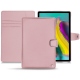 Samsung Galaxy Tab S5e leather case - Rose ( Nappa - Pantone 2365C ) 