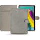 Funda de piel Samsung Galaxy Tab S5e - Acier vintage ( Pantone 403C ) 