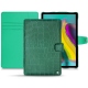 Samsung Galaxy Tab S5e leather case - Crocodile pino