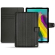 Samsung Galaxy Tab S5e leather case - Abaca nero