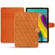 Housse cuir Samsung Galaxy Tab S5e - Mandarine vintage - Couture