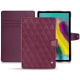 Custodia in pelle Samsung Galaxy Tab S5e - Prune vintage - Couture