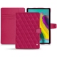 Housse cuir Samsung Galaxy Tab S5e - Rose fluo - Couture