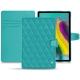 Capa em pele Samsung Galaxy Tab S5e - Bleu fluo - Couture