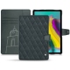 Custodia in pelle Samsung Galaxy Tab S5e - Blu marino - Couture