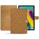 Samsung Galaxy Tab S5e leather case - Castan esparciate - Couture