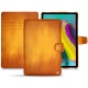 Samsung Galaxy Tab S5e leather case - Orange Patine