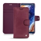 Housse cuir Nokia 9 PureView - Prune vintage ( Pantone 512C ) 