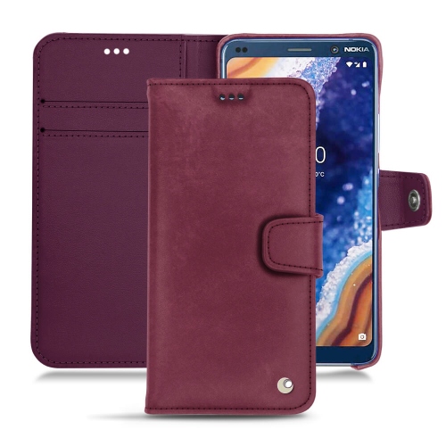 Nokia 9 PureView Tradition B leather casePrune vintage ( Pantone #612434 ) 