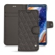 Funda de piel Nokia 9 PureView - Anthracite - Couture ( Pantone 424C ) 