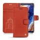 Funda de piel Nokia 9 PureView - Arange clouquié