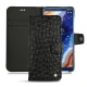 Housse cuir Nokia 9 PureView - Autruche nero