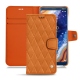 Housse cuir Nokia 9 PureView - Mandarine vintage - Couture