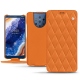 Custodia in pelle Nokia 9 PureView - Orange - Couture ( Nappa - Pantone 1495U ) 