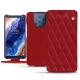 Custodia in pelle Nokia 9 PureView - Rouge - Couture ( Nappa - Pantone 199C ) 