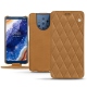 Housse cuir Nokia 9 PureView - Castan esparciate - Couture