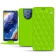 가죽 커버 Nokia 9 PureView - Vert fluo - Couture
