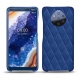 Funda de piel Nokia 9 PureView - Bleu océan - Couture ( Nappa - Pantone 293C ) 