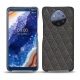 Coque cuir Nokia 9 PureView - Anthracite - Couture ( Pantone 424C ) 