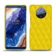 Coque cuir Nokia 9 PureView - Jaune fluo - Couture