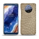 Funda de piel Nokia 9 PureView - Autruche desert
