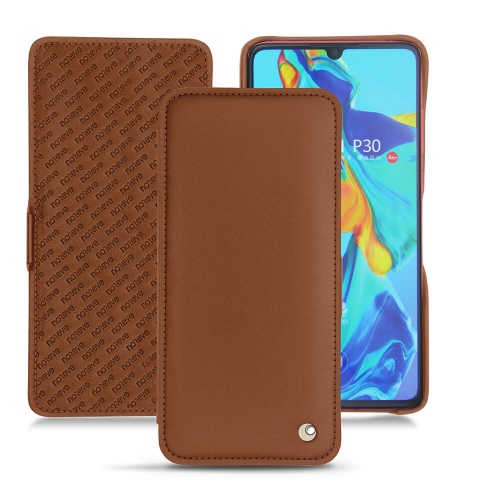Funda de piel Huawei P30Marron ( Nappa - Pantone #8B4720 ) 