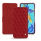 Capa em pele Huawei P30 - Rouge - Couture ( Nappa - Pantone 199C ) 
