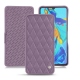 Huawei P30 leather case - Lilas - Couture ( Nappa - Pantone 2645U ) 