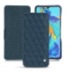 Housse cuir Huawei P30 - Indigo - Couture ( Pantone 303U ) 