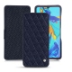 Housse cuir Huawei P30 - Cobalt - Couture ( Pantone 2766C ) 