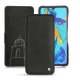 Huawei P30 leather case - Negre poudro