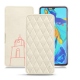 Capa em pele Huawei P30 - Blanc escumo - Couture