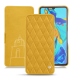 Lederschutzhülle Huawei P30 - Jaune soulèu - Couture