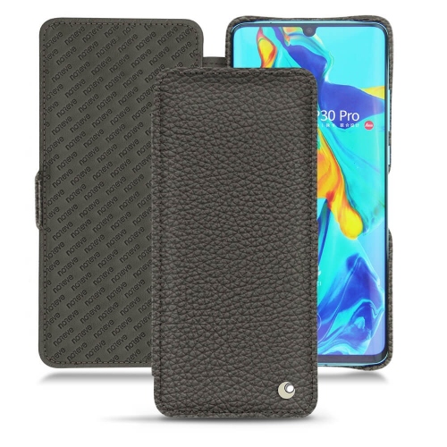 Capa em pele Huawei P30 ProAnthracite ( Pantone #41403c ) 