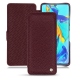 Huawei P30 Pro leather case - Lie de vin ( Pantone 5115C ) 
