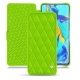Housse cuir Huawei P30 Pro - Vert fluo - Couture