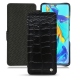 Huawei P30 Pro leather case - Crocodile nero