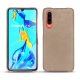 Huawei P30 leather cover - Taupe vintage ( Pantone 7530C ) 
