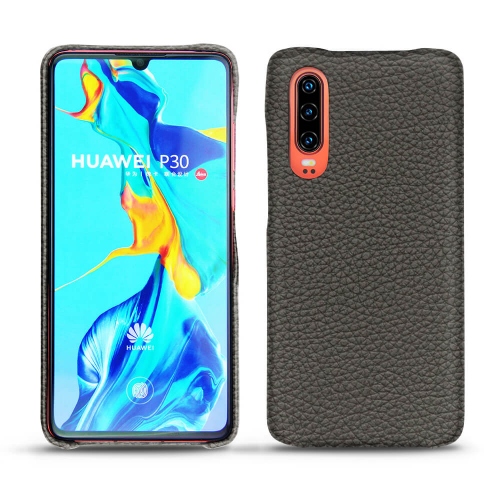Protections cuir - étui, coque, housse - pour Huawei P30Anthracite ( Pantone #41403c ) 