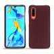 Huawei P30 leather cover - Lie de vin ( Pantone 5115C ) 