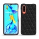 Coque cuir Huawei P30 - Ebène - Couture ( Sleek P C12 - Black ) 