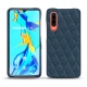 Huawei P30 leather cover - Indigo - Couture ( Pantone 303U ) 