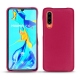 Coque cuir Huawei P30 - Rose fluo