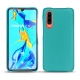 Custodia in pelle Huawei P30 - Bleu fluo